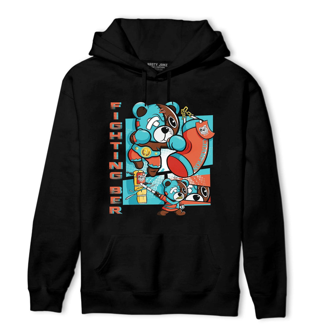 Dunk Low Dolphins Hoodie Match BER Fighting Boxing - NastyJamz