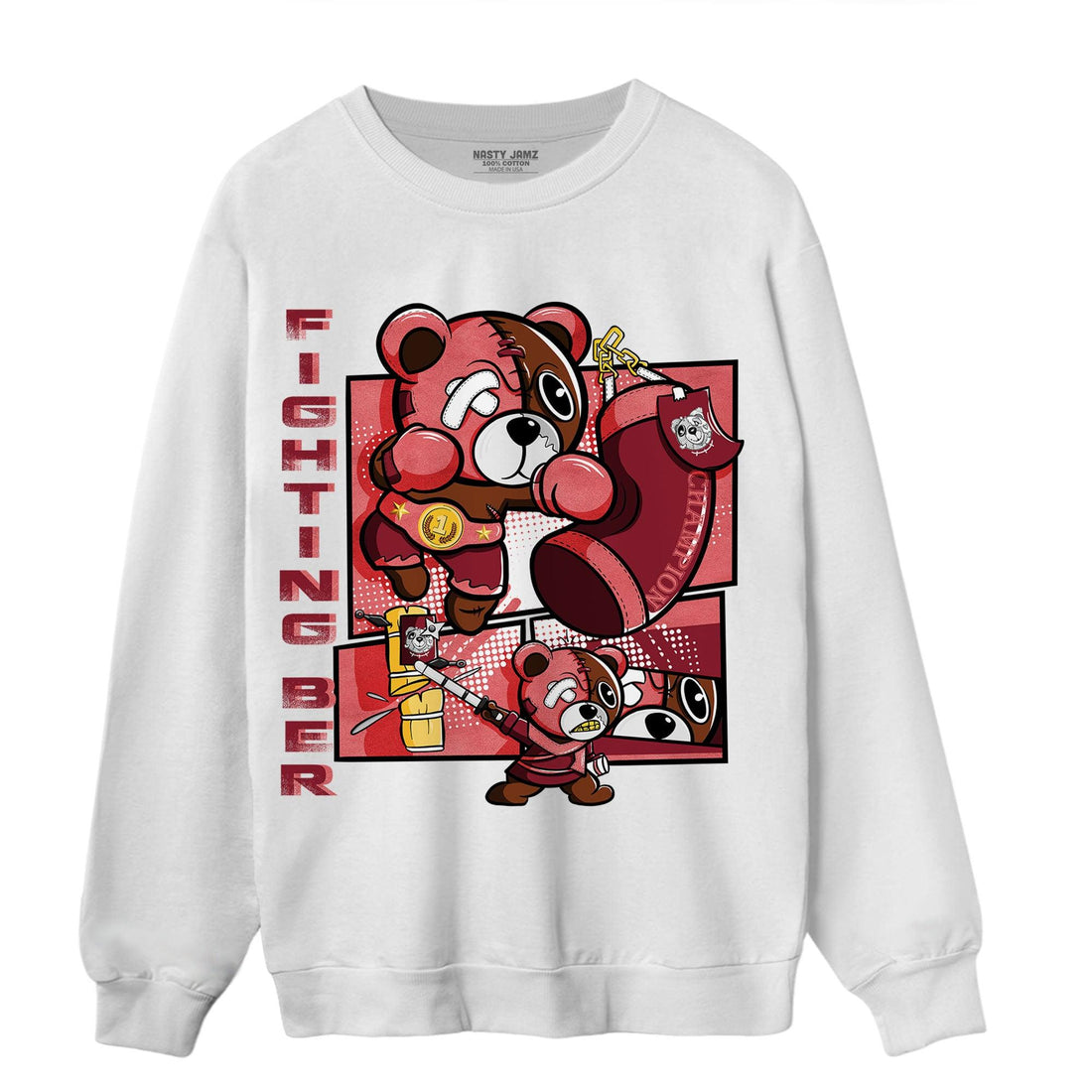 Dunk Low WMNS Valentine Day Sweatshirt Match BER Fighting Boxing - NastyJamz