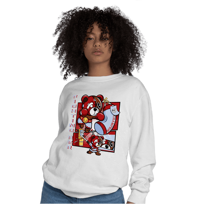 Cherry 11s Sweatshirt Match BER Fighting Boxing - NastyJamz