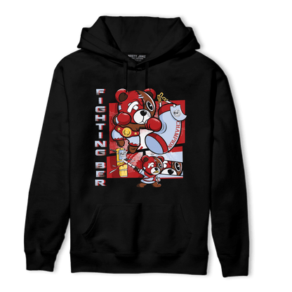 Cherry 11s Hoodie Match BER Fighting Boxing - NastyJamz