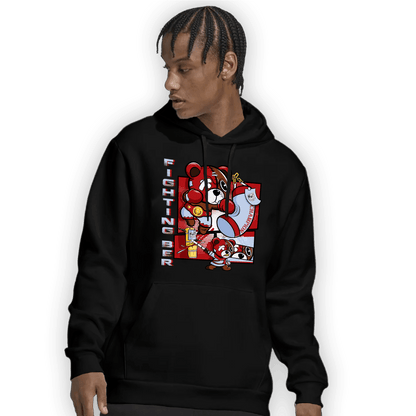 Cherry 11s Hoodie Match BER Fighting Boxing - NastyJamz