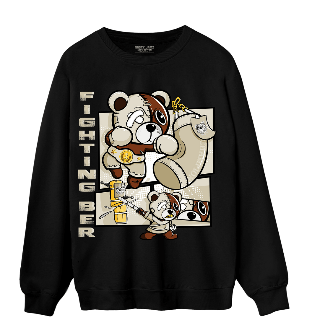 Gratitude 11s Sweatshirt Match BER Fighting Boxing - NastyJamz