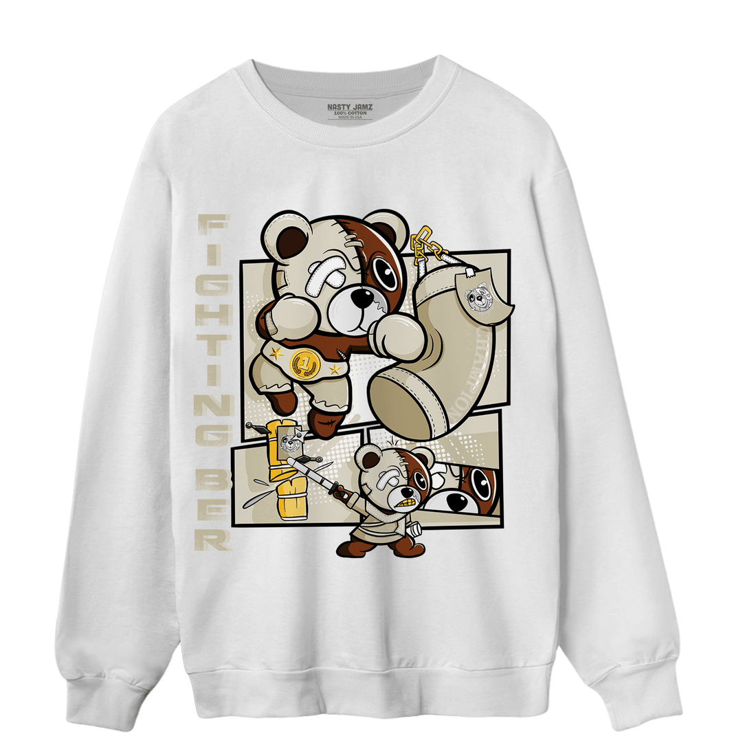 Gratitude 11s Sweatshirt Match BER Fighting Boxing - NastyJamz