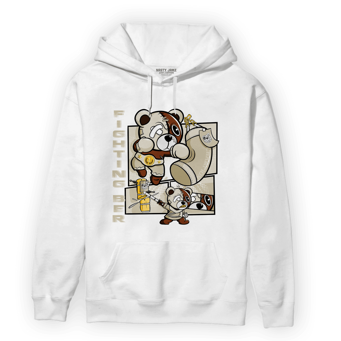 Gratitude 11s Hoodie Match BER Fighting Boxing - NastyJamz