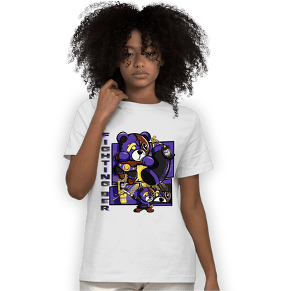 Field Purple 12s T Shirt Match BER Fighting Boxing - NastyJamz