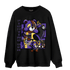 Field Purple 12s Sweatshirt Match BER Fighting Boxing - NastyJamz
