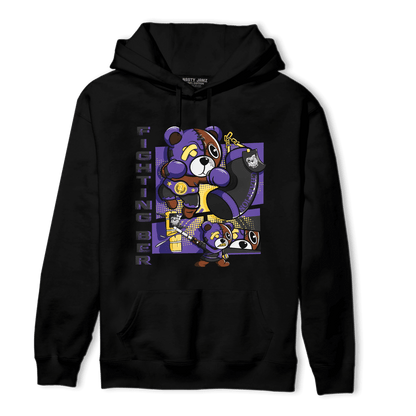 Field Purple 12s Hoodie Match BER Fighting Boxing - NastyJamz