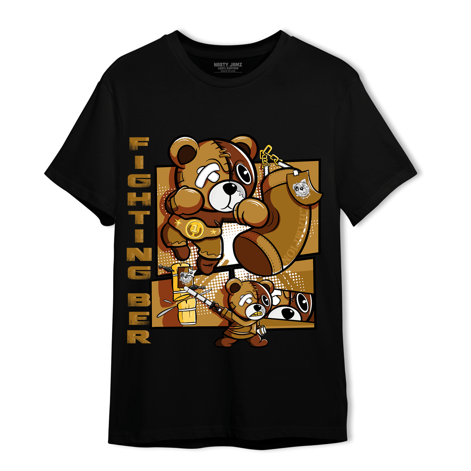 Wheat 13s T Shirt Match BER Fighting Boxing - NastyJamz