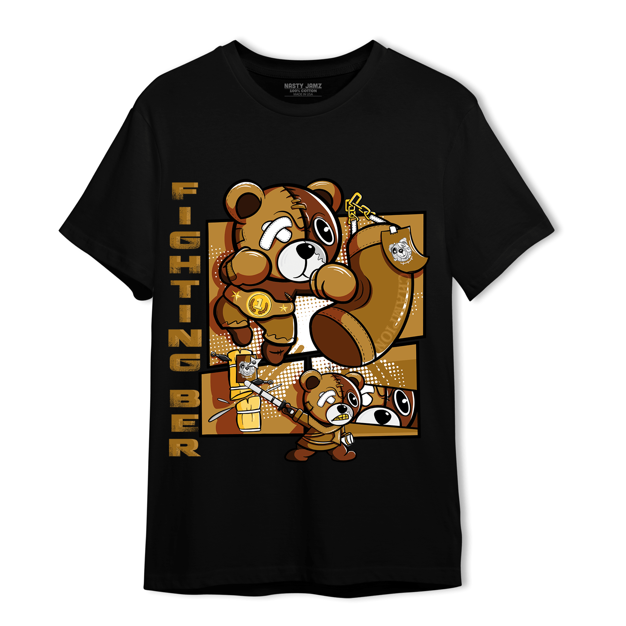 Wheat 13s T Shirt Match BER Fighting Boxing - NastyJamz