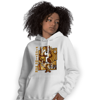 Wheat 13s Hoodie Match BER Fighting Boxing - NastyJamz