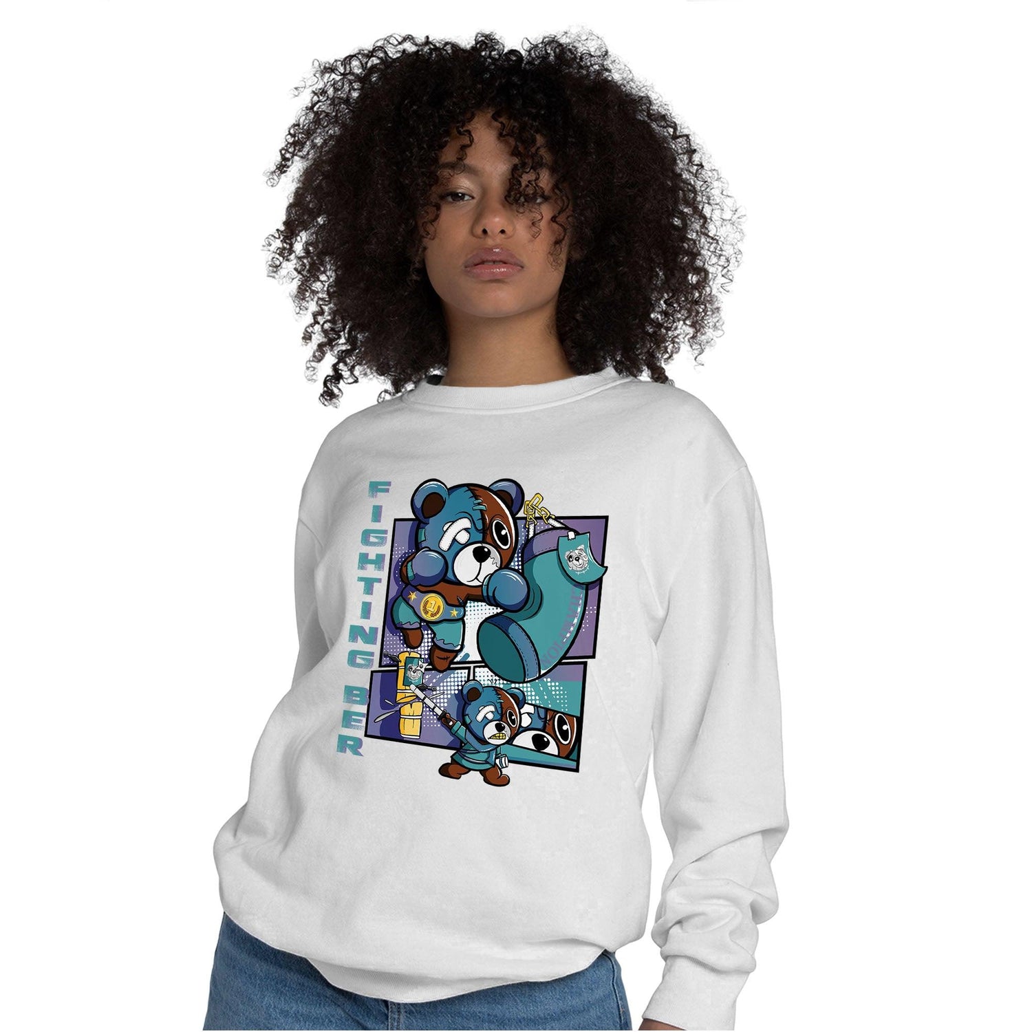 Low Love Letter 14s Sweatshirt Match BER Fighting Boxing - NastyJamz