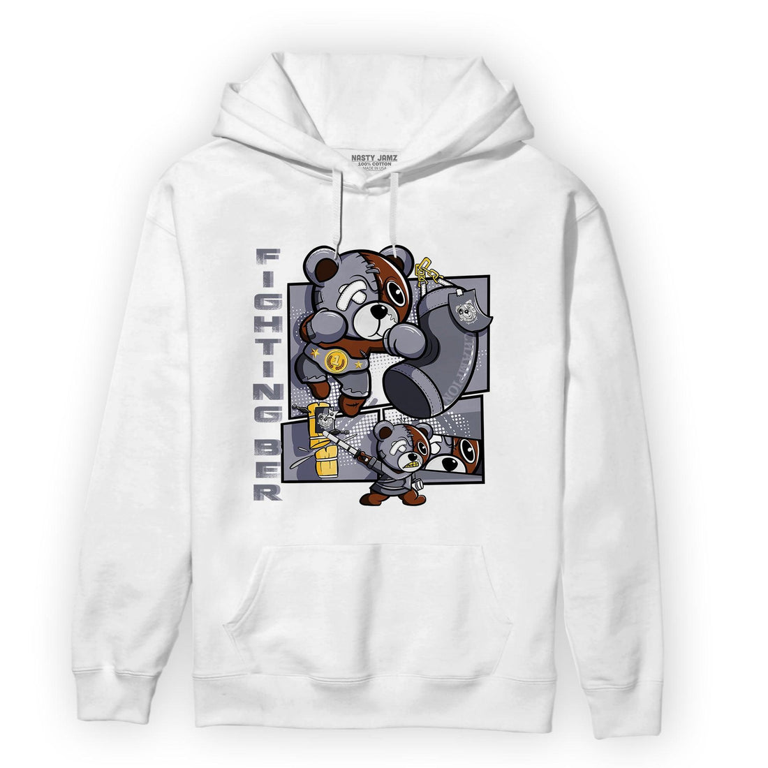 Stealth 14s Hoodie Match BER Fighting Boxing - NastyJamz