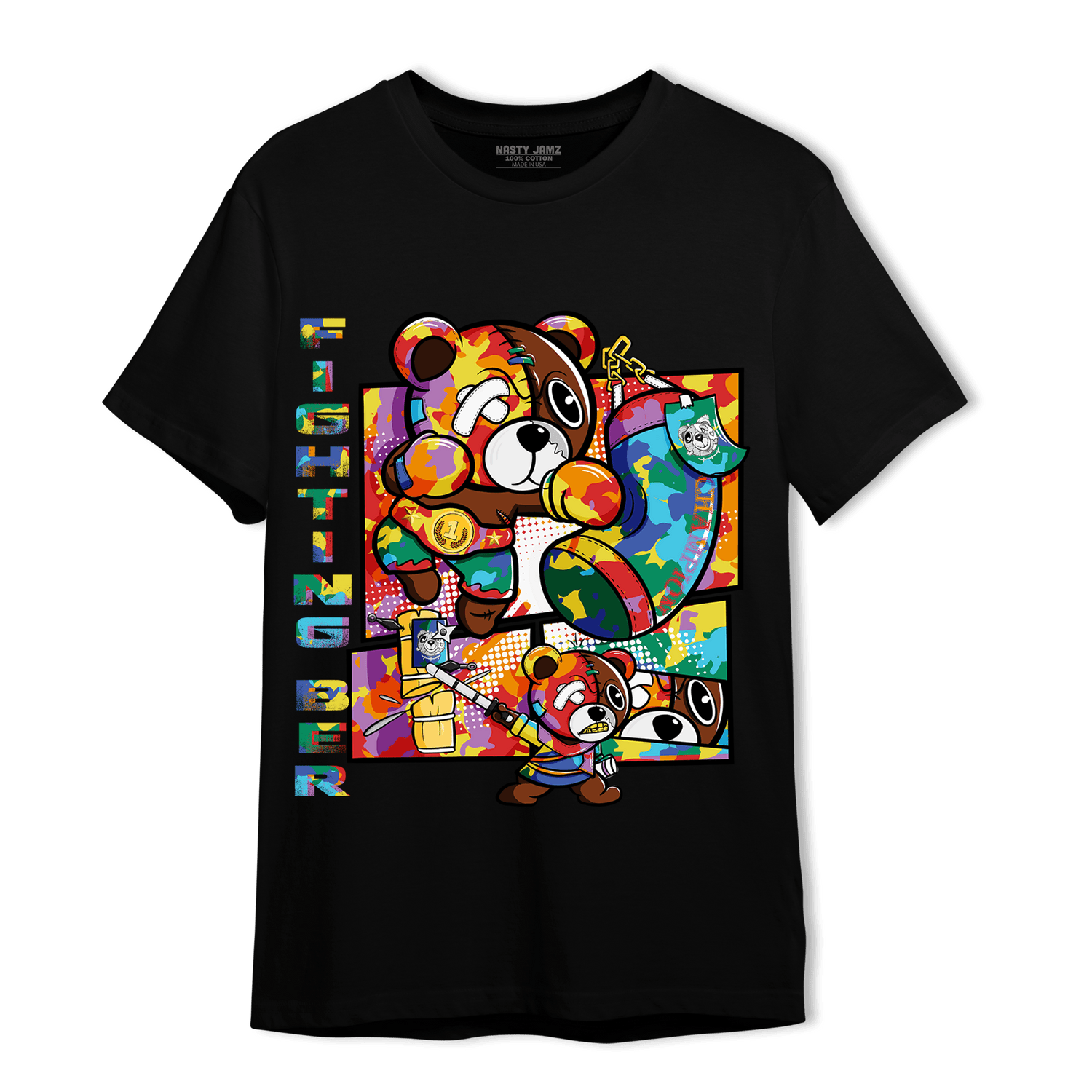 Mid GS Six Championships 1s T Shirt Match BER Fighting Boxing - NastyJamz
