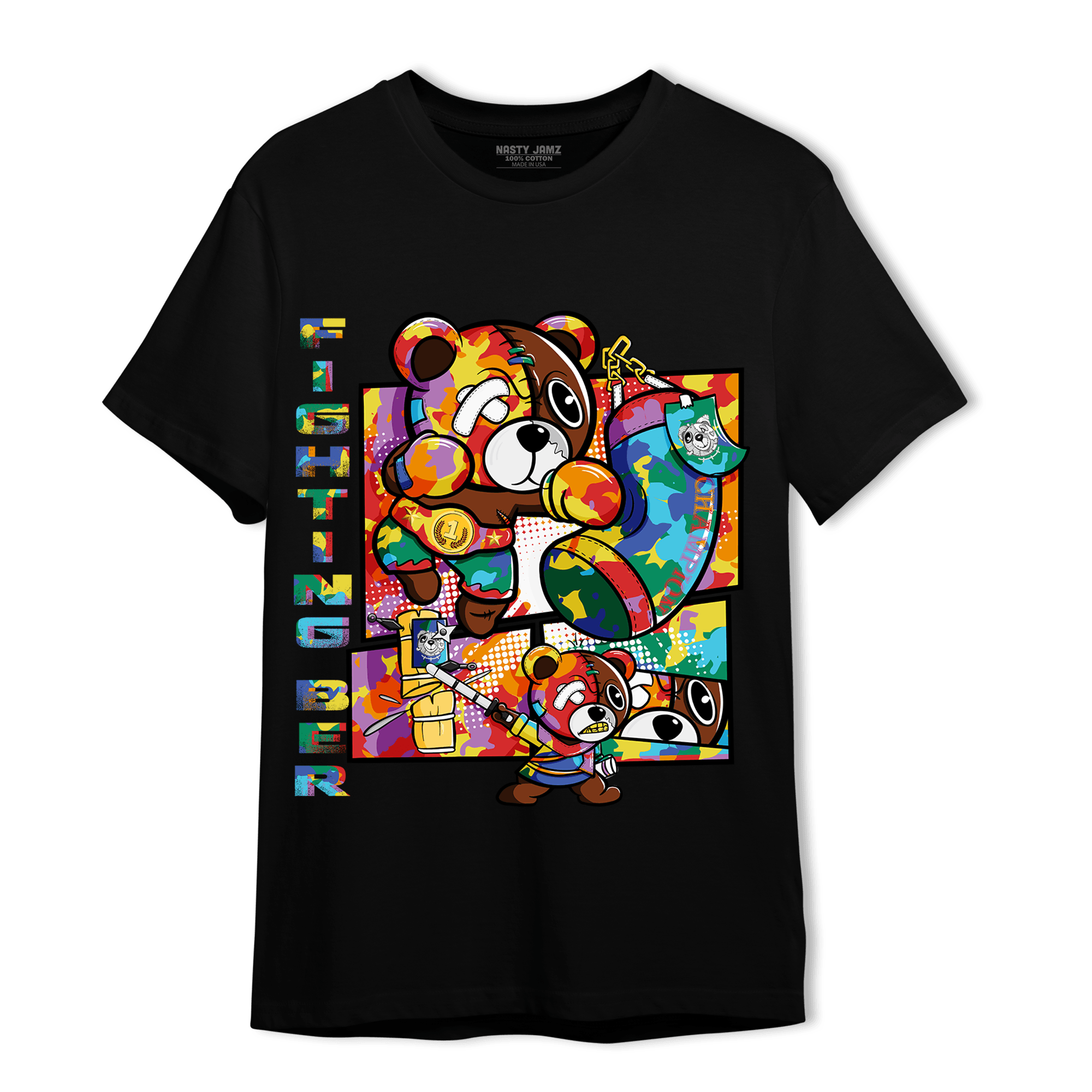 Mid GS Six Championships 1s T Shirt Match BER Fighting Boxing - NastyJamz