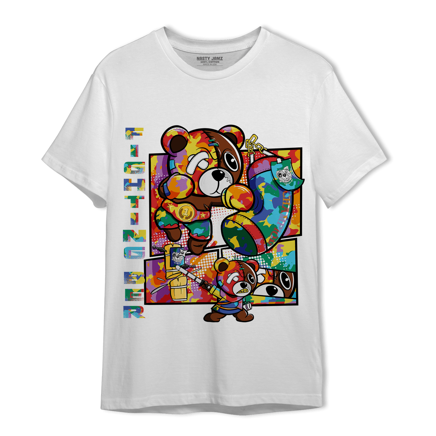 Mid GS Six Championships 1s T Shirt Match BER Fighting Boxing - NastyJamz