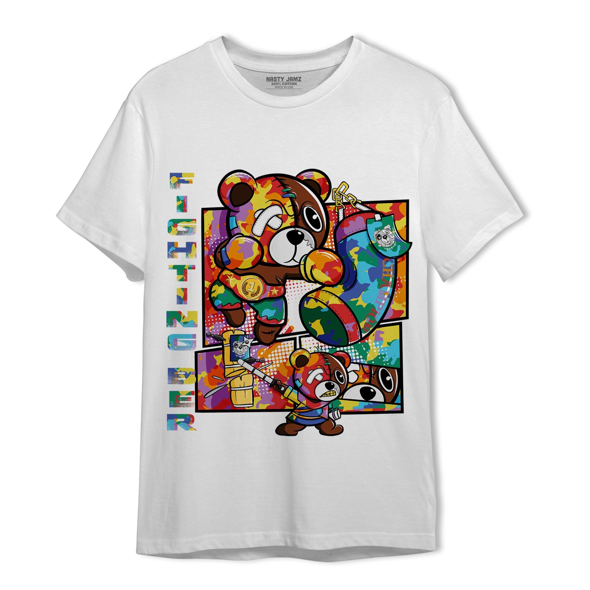 Mid GS Six Championships 1s T Shirt Match BER Fighting Boxing - NastyJamz