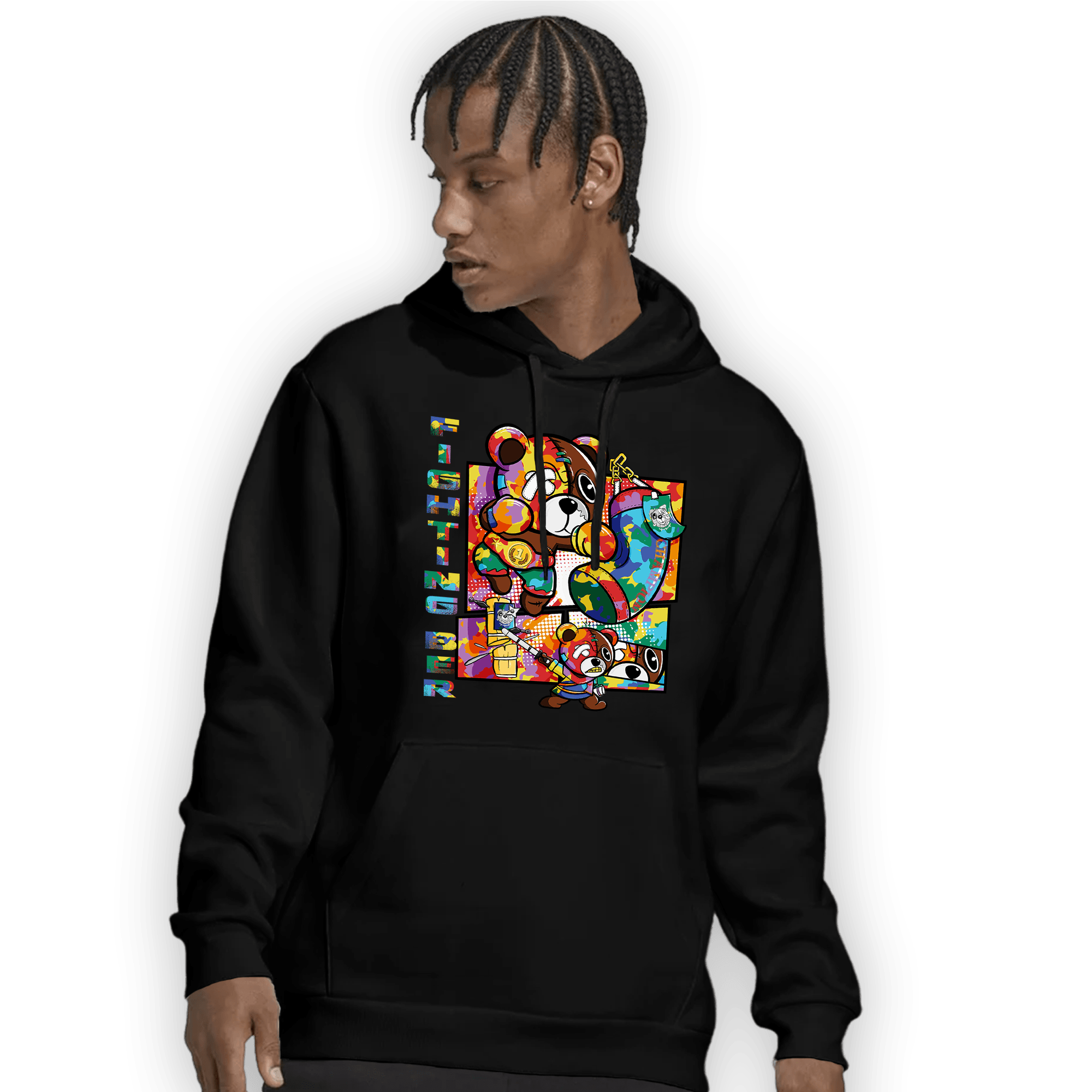 Mid GS Six Championships 1s Hoodie Match BER Fighting Boxing - NastyJamz