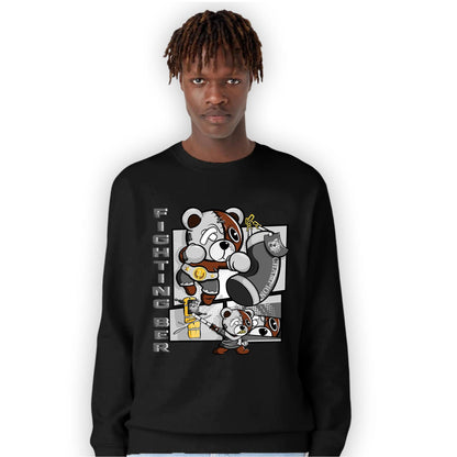 Retro High OG Black White 1s Sweatshirt Match BER Fighting Boxing - NastyJamz
