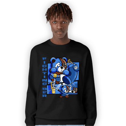 University Blue Toe 1s Sweatshirt Match BER Fighting Boxing - NastyJamz