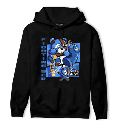 University Blue Toe 1s Hoodie Match BER Fighting Boxing - NastyJamz