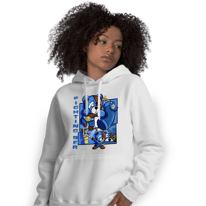 University Blue Toe 1s Hoodie Match BER Fighting Boxing - NastyJamz