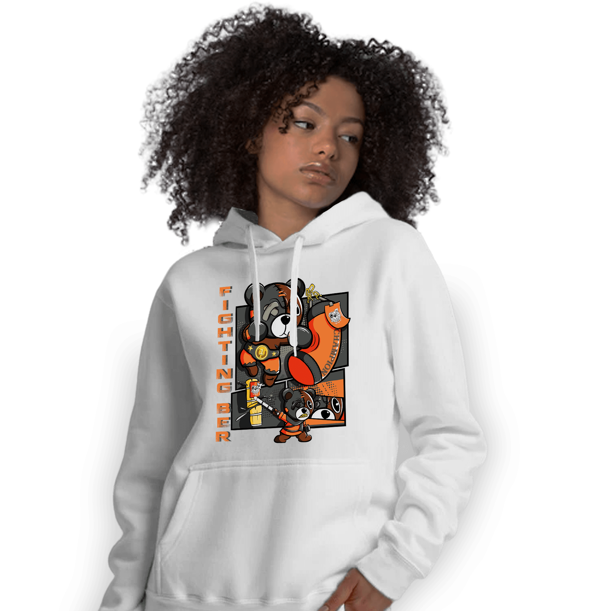Fear Pack 3s Hoodie Match BER Fighting Boxing - NastyJamz