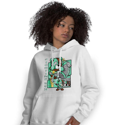 Green Glow 3s Hoodie Match BER Fighting Boxing - NastyJamz