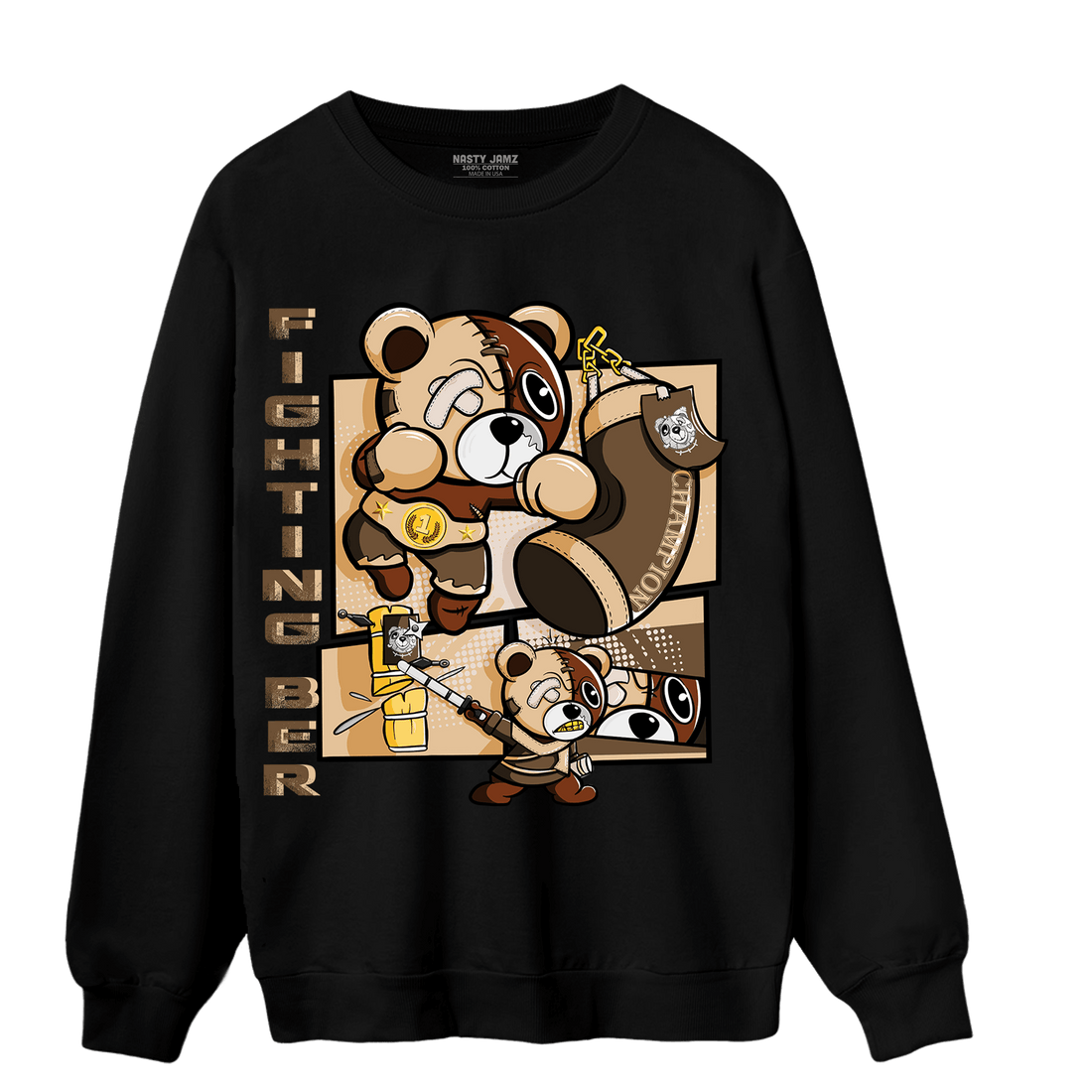Palomino 3s Sweatshirt Match BER Fighting Boxing - NastyJamz