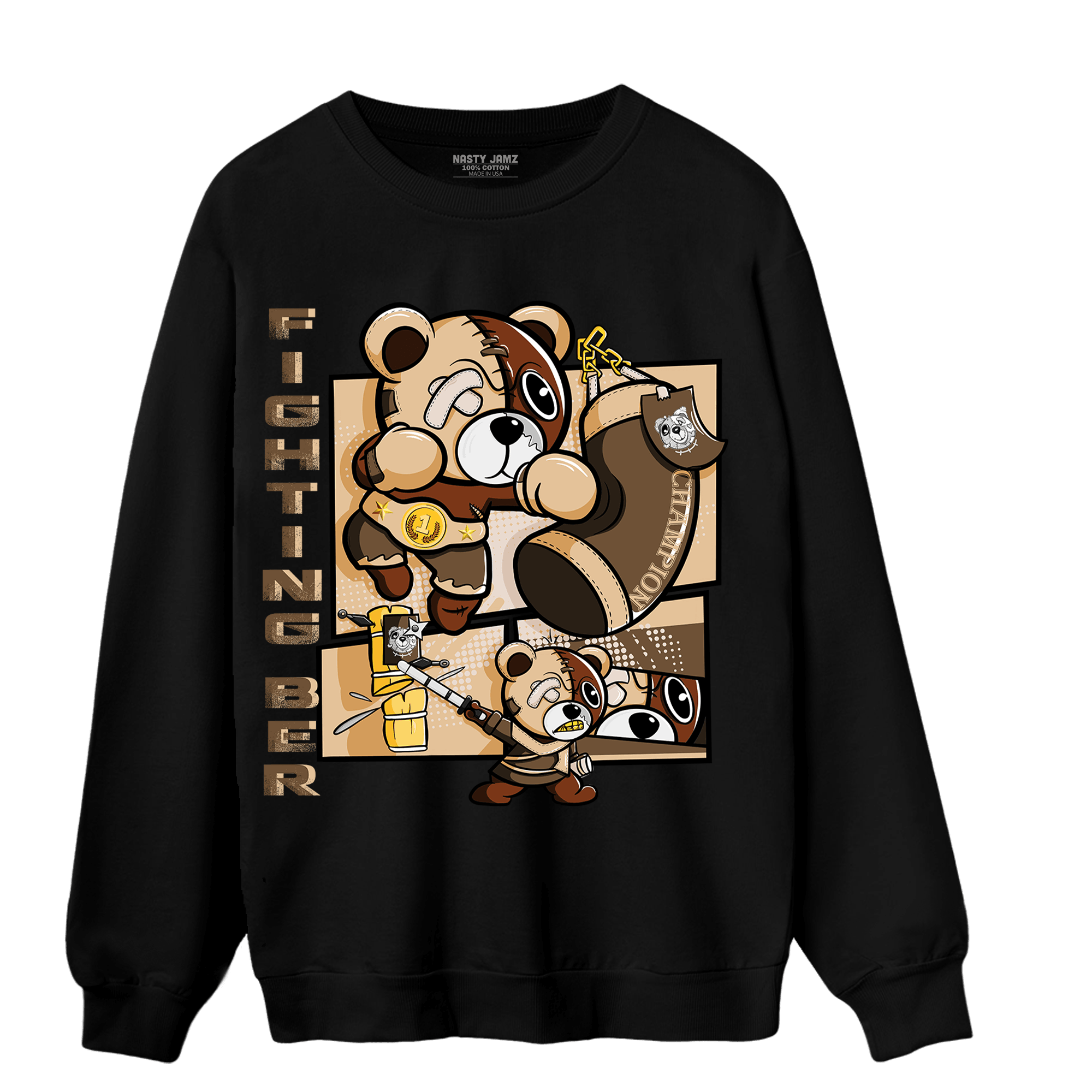 Palomino 3s Sweatshirt Match BER Fighting Boxing - NastyJamz