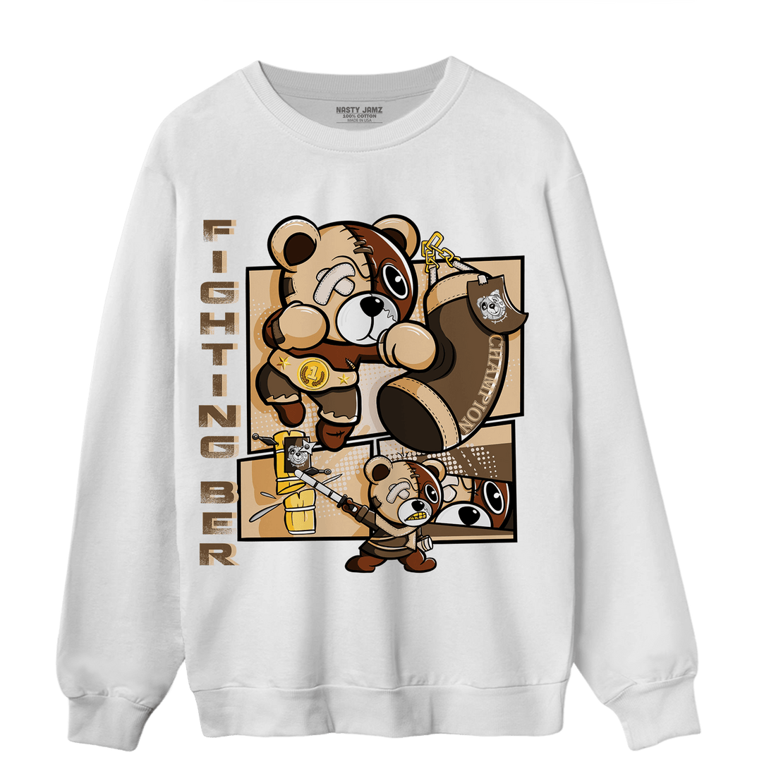 Palomino 3s Sweatshirt Match BER Fighting Boxing - NastyJamz