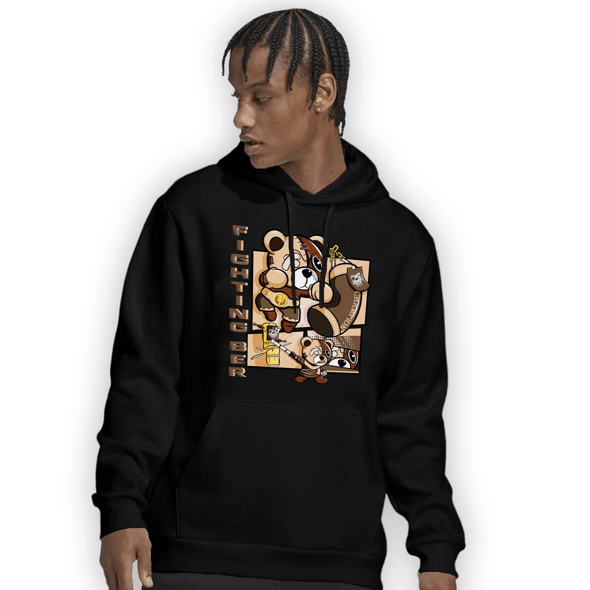 Palomino 3s Hoodie Match BER Fighting Boxing - NastyJamz