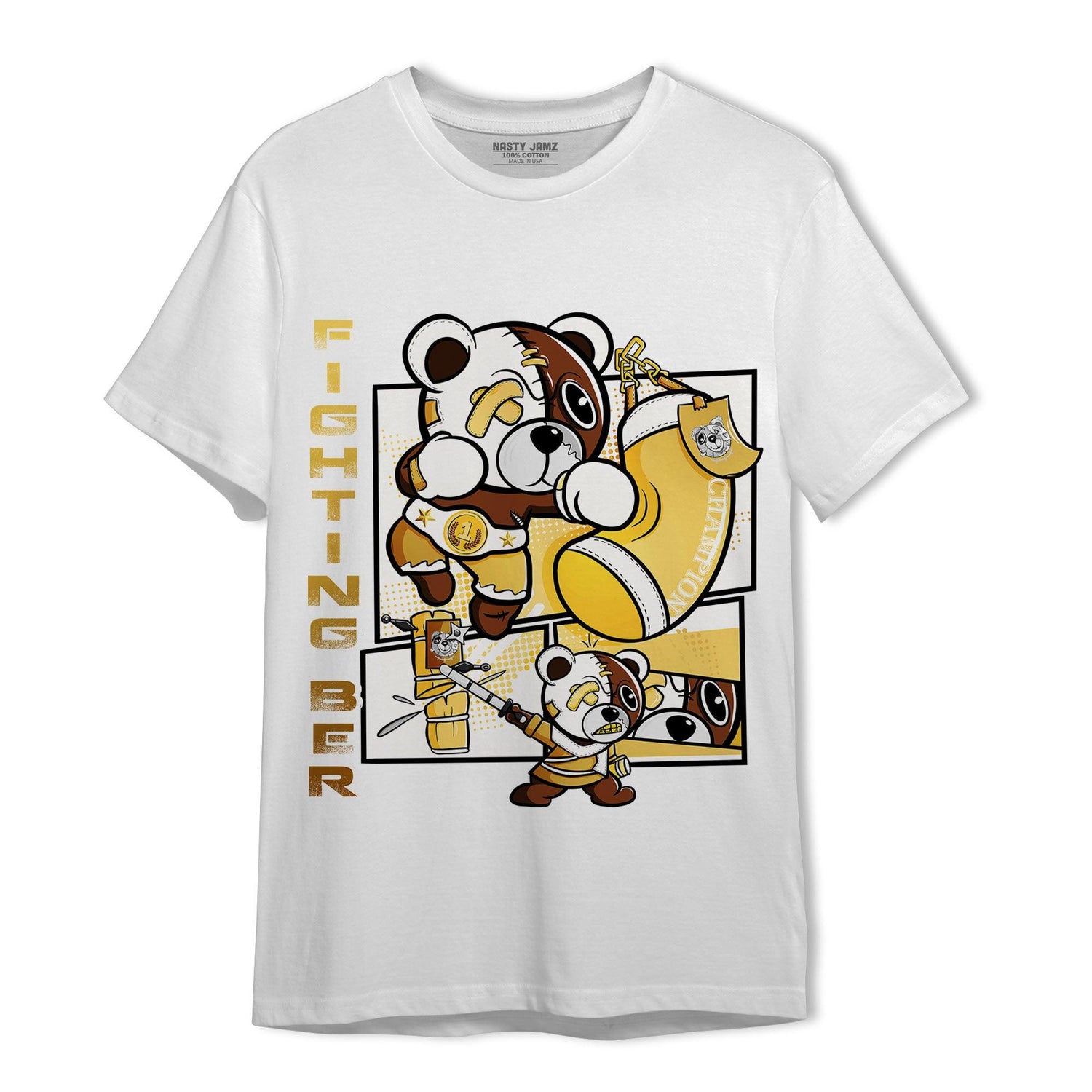 Sail 4s T Shirt Match BER Fighting Boxing - NastyJamz