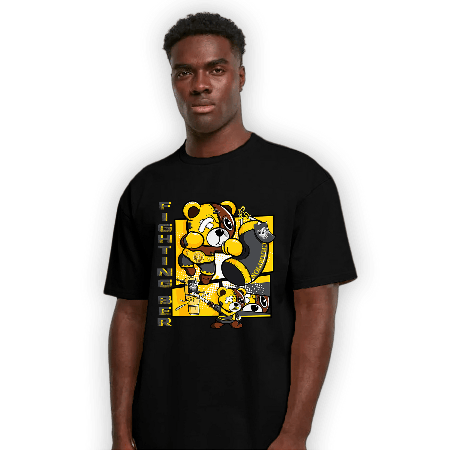 Thunder 4s T Shirt Match BER Fighting Boxing - NastyJamz