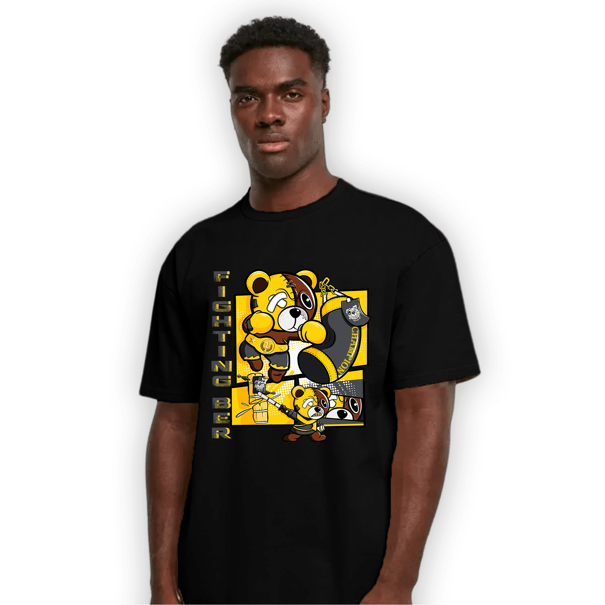 Thunder 4s T Shirt Match BER Fighting Boxing - NastyJamz