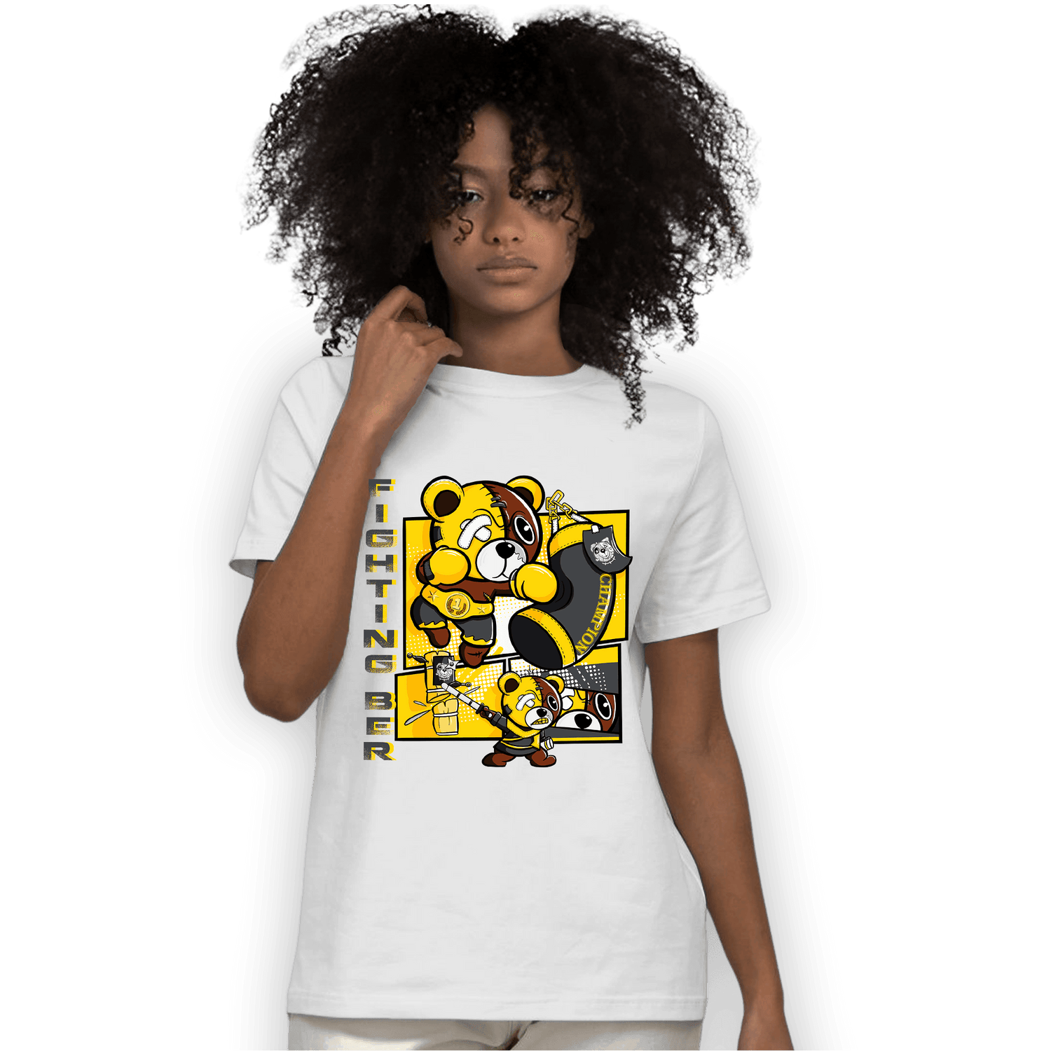 Thunder 4s T Shirt Match BER Fighting Boxing - NastyJamz