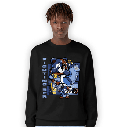 Midnight Navy 5s Sweatshirt Match BER Fighting Boxing - NastyJamz