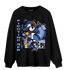 Midnight Navy 5s Sweatshirt Match BER Fighting Boxing - NastyJamz