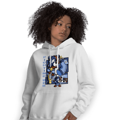 Midnight Navy 5s Hoodie Match BER Fighting Boxing - NastyJamz