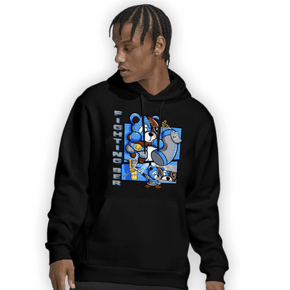 University Blue 5s Hoodie Match BER Fighting Boxing - NastyJamz