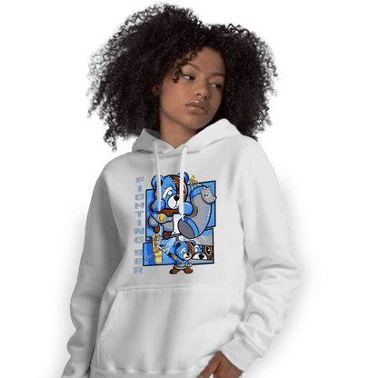 University Blue 5s Hoodie Match BER Fighting Boxing - NastyJamz