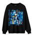 Powder Blue 9s Sweatshirt Match BER Fighting Boxing - NastyJamz