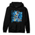 Powder Blue 9s Hoodie Match BER Fighting Boxing - NastyJamz