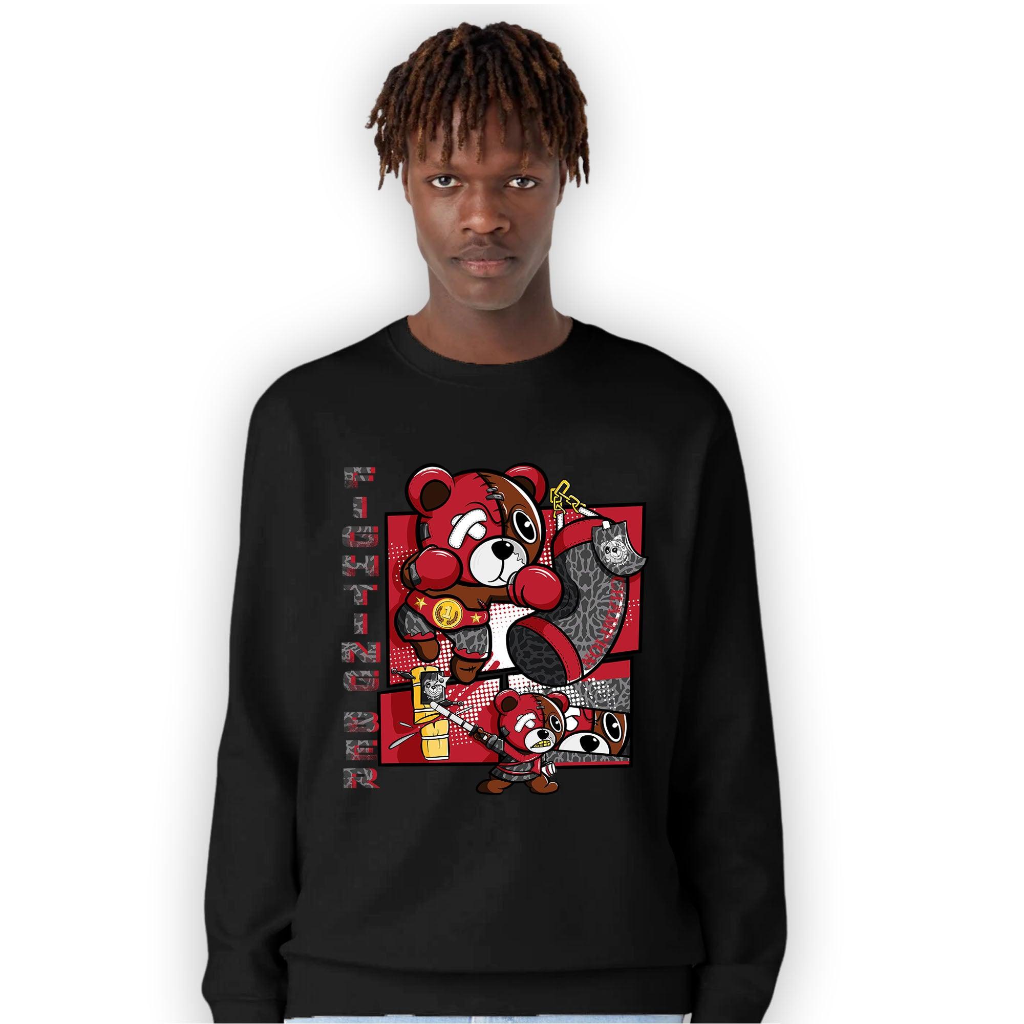 Spizike Low Bred Sweatshirt Match BER Fighting Boxing - NastyJamz