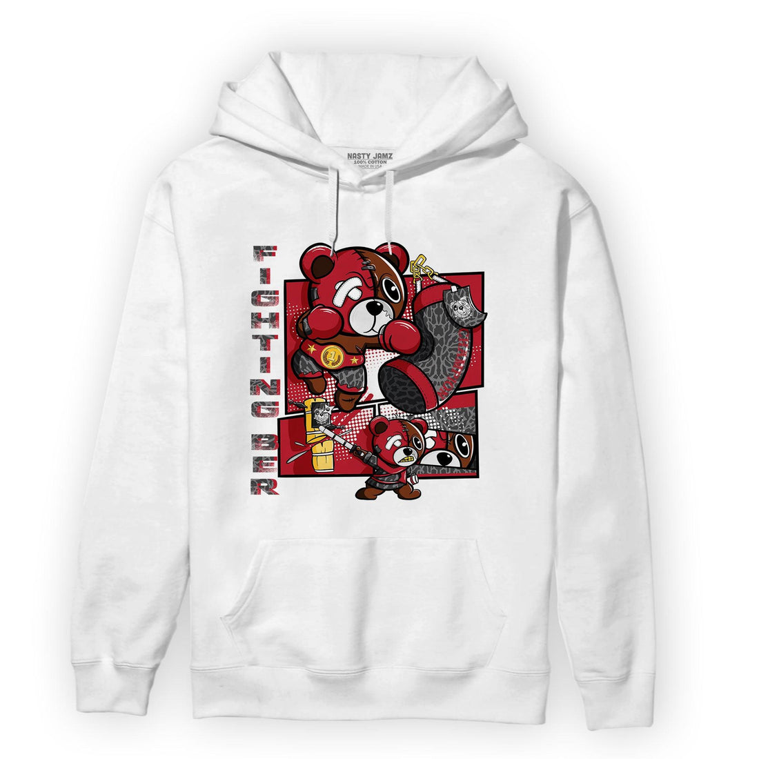Spizike Low Bred Hoodie Match BER Fighting Boxing - NastyJamz