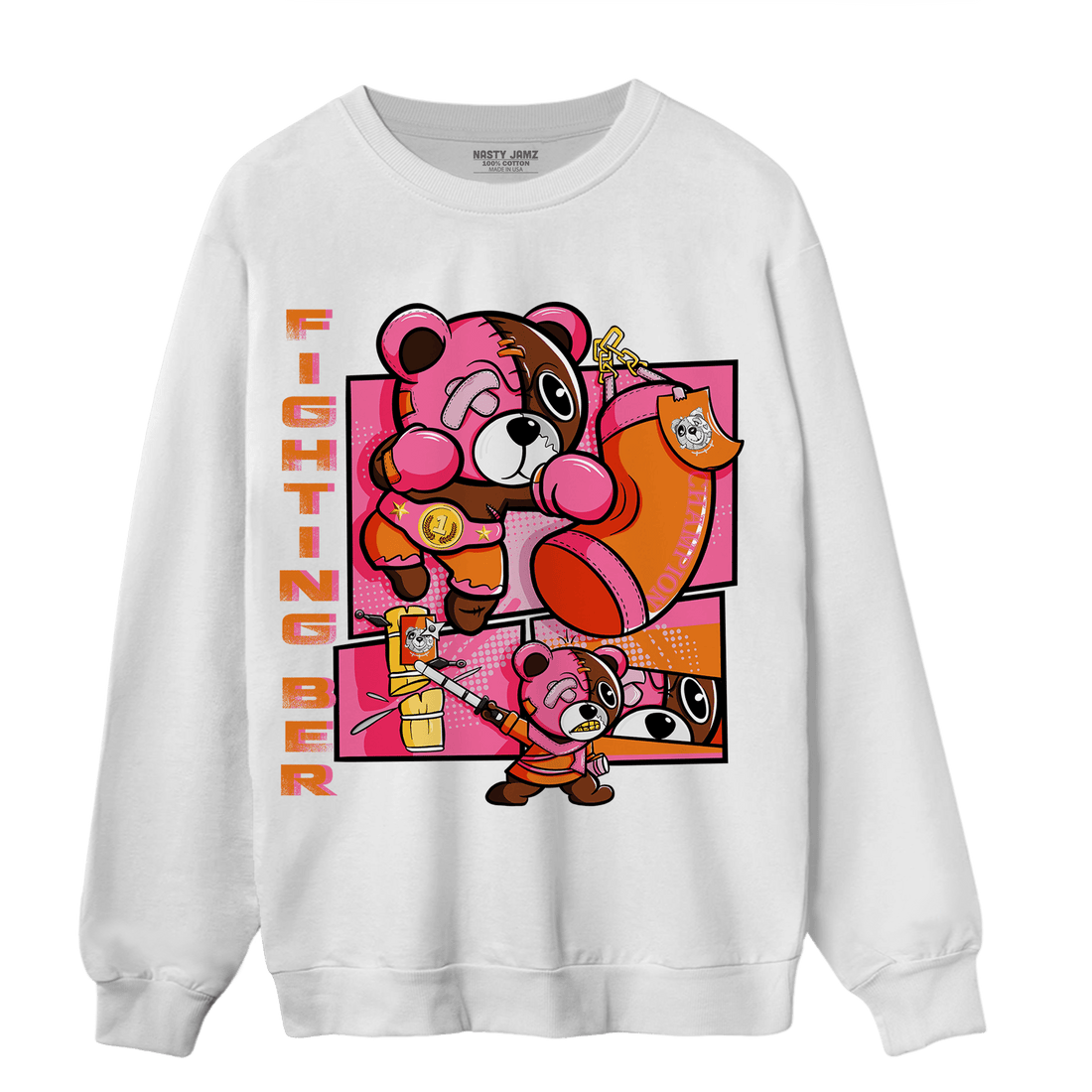 SB Dunk Blossom Sweatshirt Match BER Fighting Boxing - NastyJamz