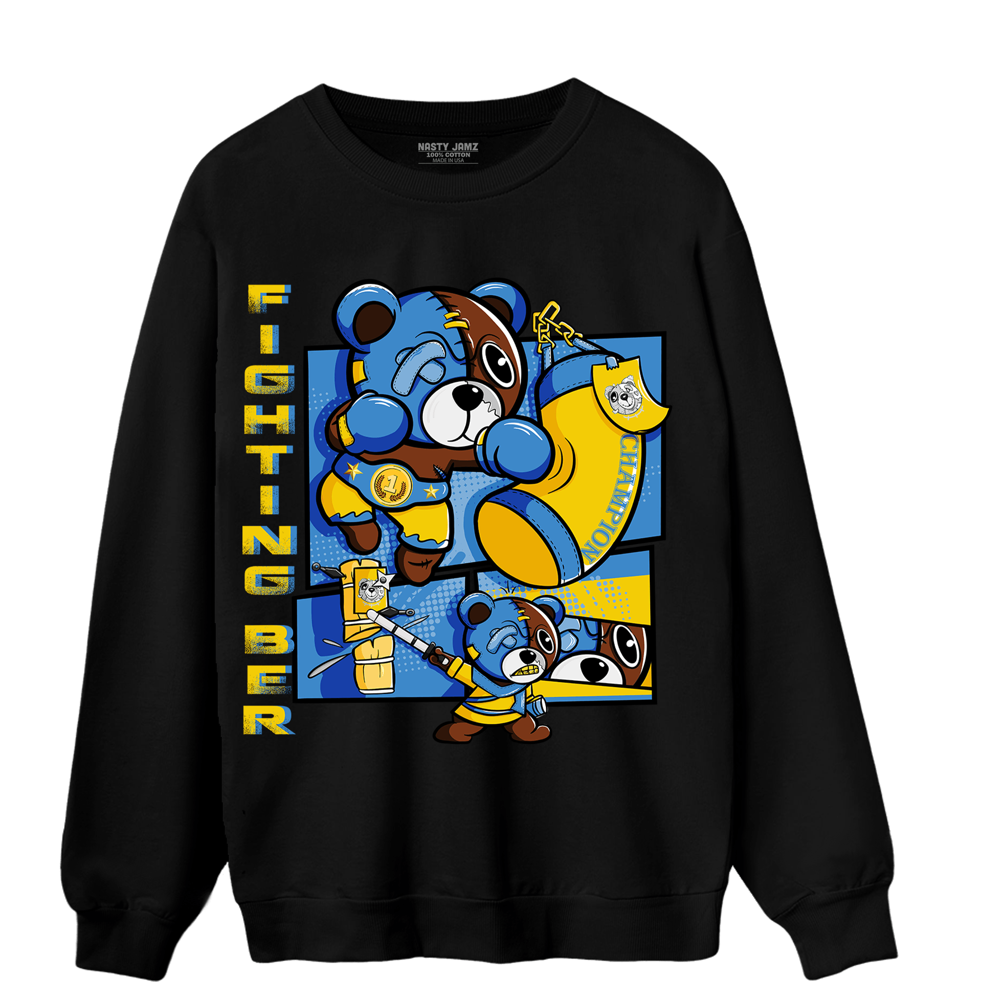 SB Dunk Bubbles Sweatshirt Match BER Fighting Boxing - NastyJamz