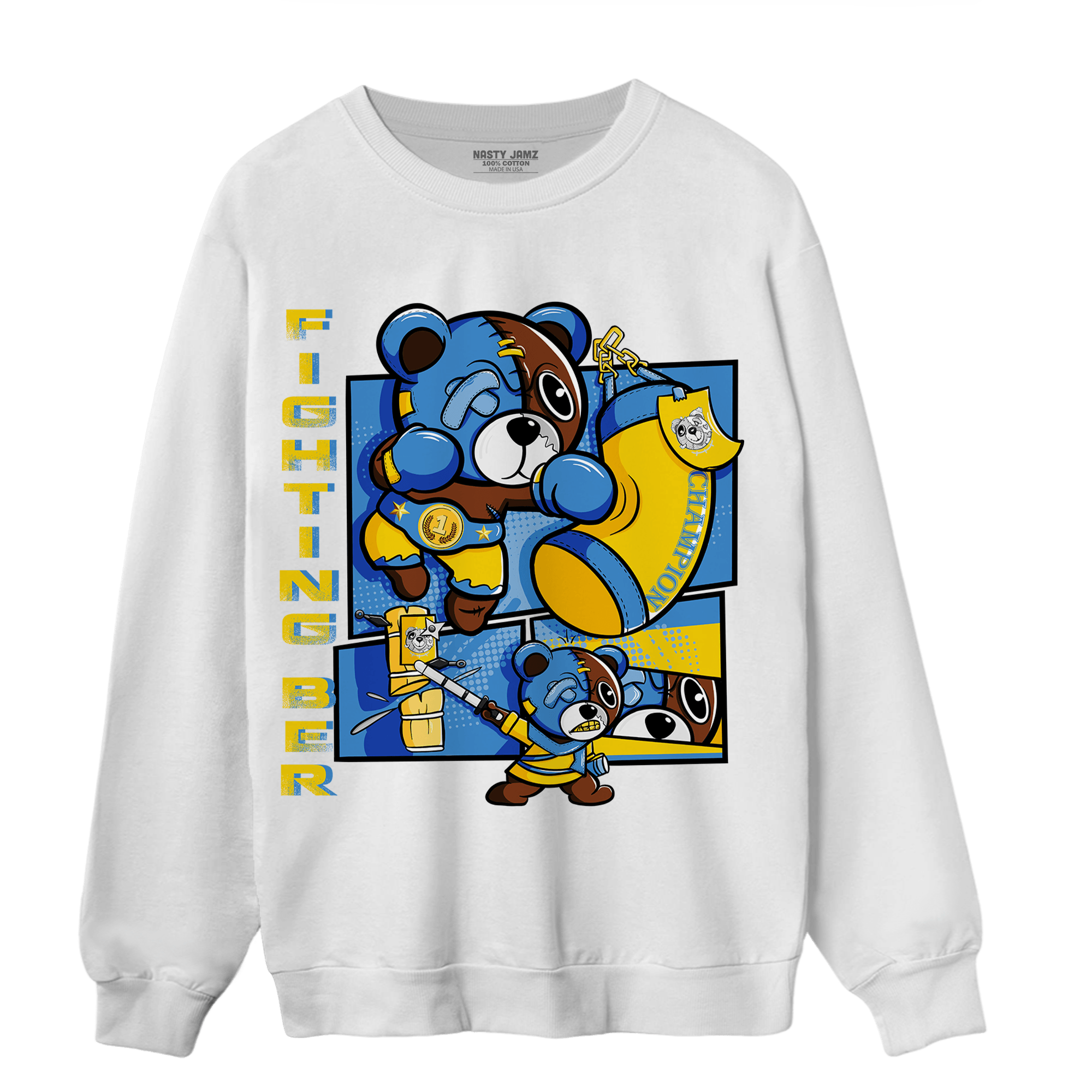 SB Dunk Bubbles Sweatshirt Match BER Fighting Boxing - NastyJamz