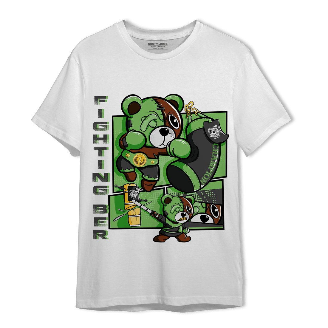 SB Dunk Buttercup T Shirt Match BER Fighting Boxing - NastyJamz