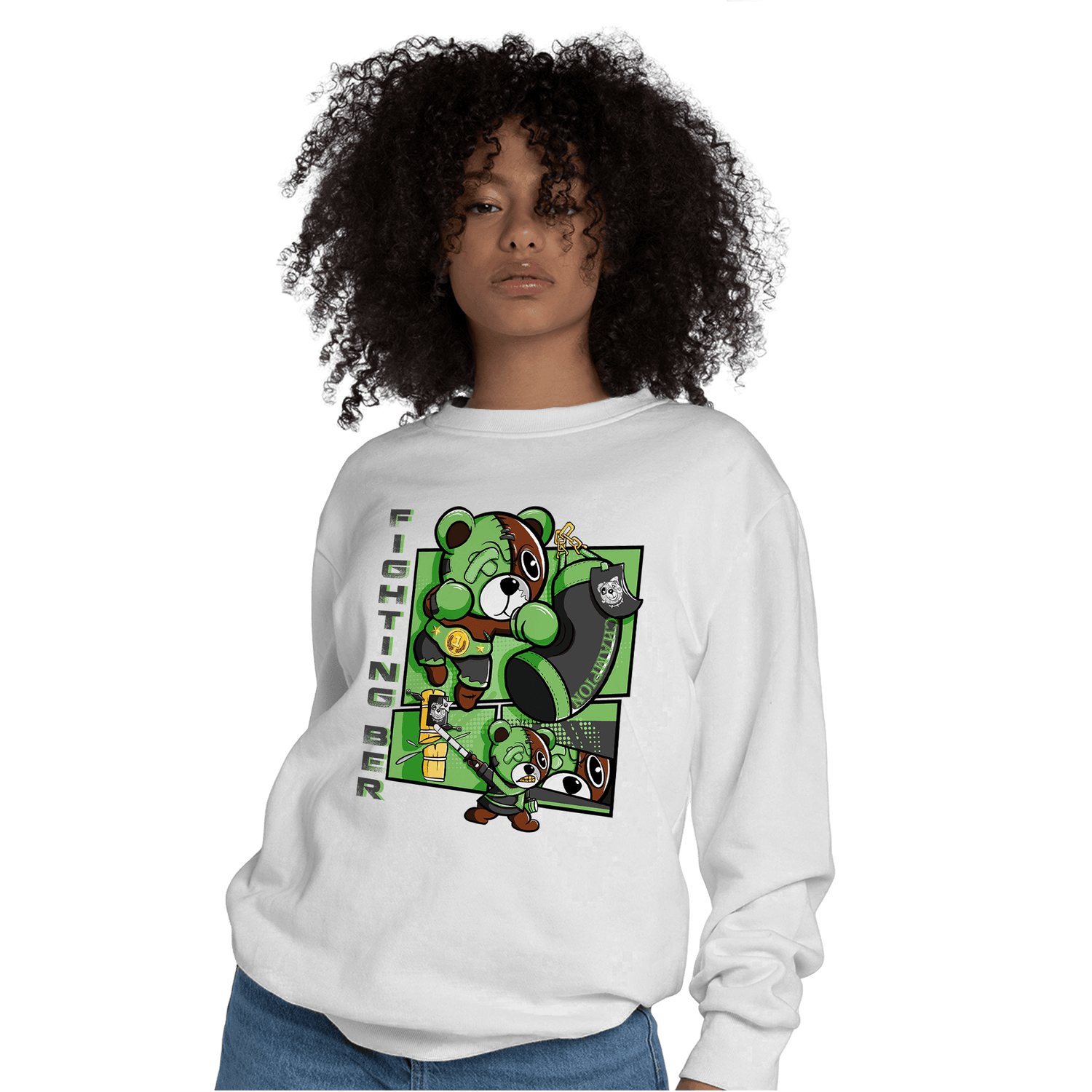 SB Dunk Buttercup Sweatshirt Match BER Fighting Boxing - NastyJamz