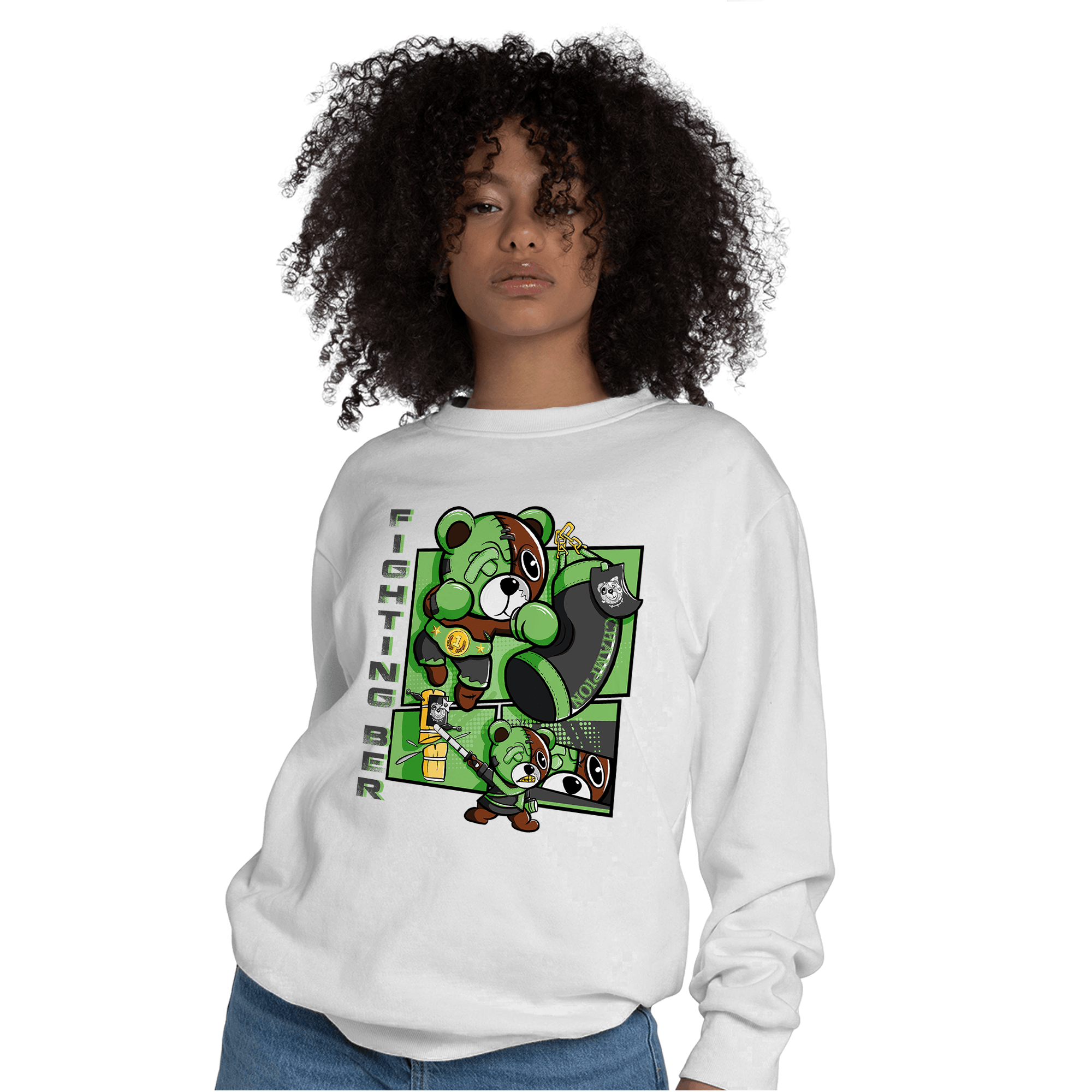SB Dunk Buttercup Sweatshirt Match BER Fighting Boxing - NastyJamz